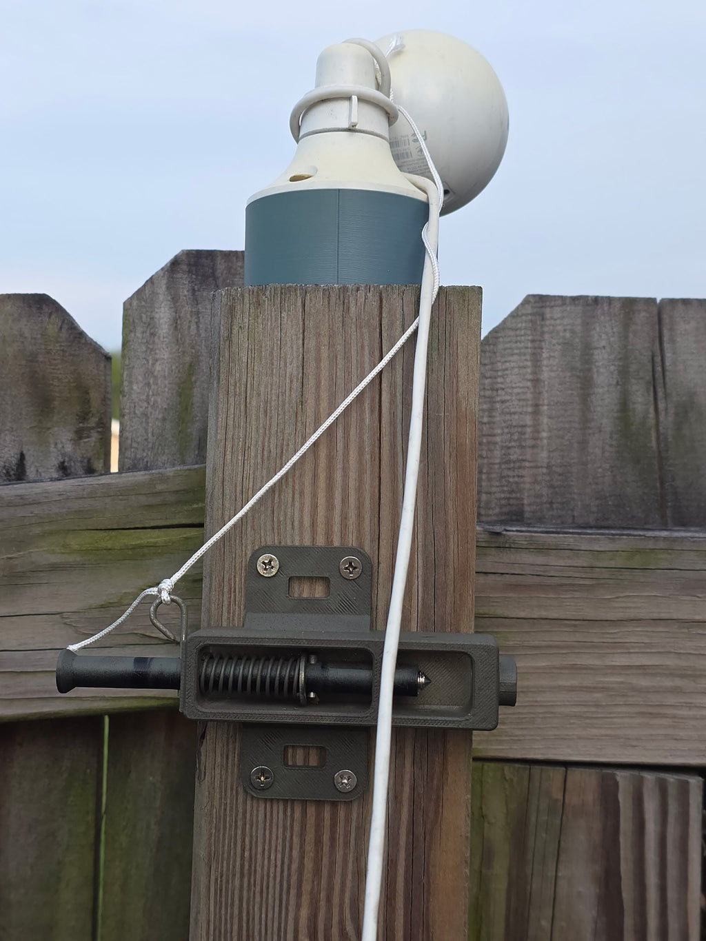 using Razorback to secure video camera from behind fence
