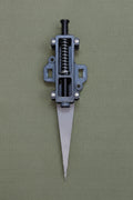 209 perimeter alarm device photographed on an OD green duck cloth canvas